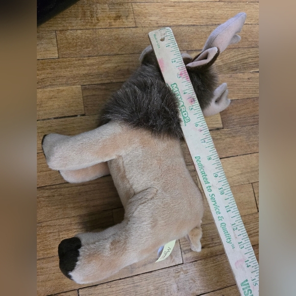 Aurora Miyoni ELK Big Realistic Plush Stuffed Buddy Brown & Tan - Picture 10 of 12